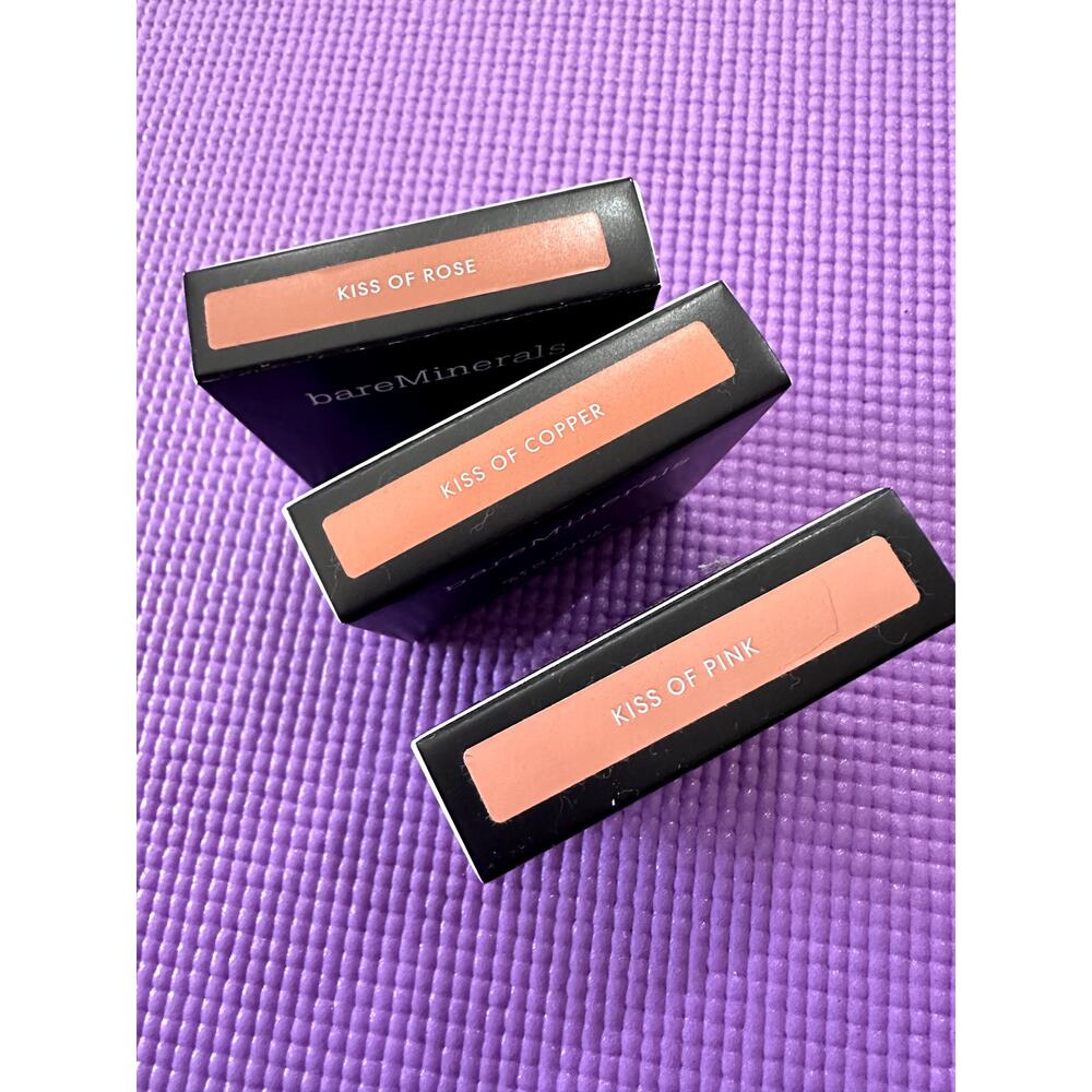 3 bareMinerals Gen Nude Blonzer Bundle Set of 3 Blush Bronzer Kiss of Pink, more